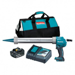 The DCG180FBX1 is a Makita 18V 600ml Caulking Gun Kit designed to simplify and speed up your caulking and sealing projects.