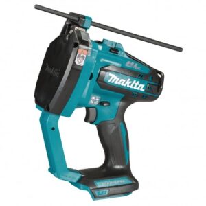 The DSC102ZJ is a specialized tool in the Makita lineup, specifically designed for a niche application: cutting threaded rods with a 3/8-inch to M10 size.