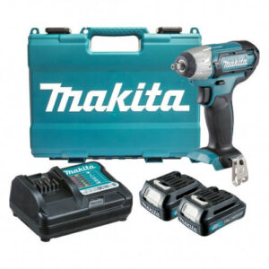 The TW140DWYE is a 12V Max 3/8" Impact Wrench Kit by Makita, delivering compact and powerful impact performance for a variety of applications.