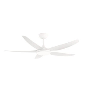 An image of a 21725/05 - Matte White Amari 56" ceiling fan in front of a white background.